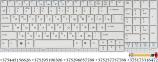 Клавиатура для ноутбука Acer eMachines Extensa 7220G 5635ZG Aspire 7000 9300 TravelMate 5100 Extensa 5235ZG 7220Z eMachines E528 белая