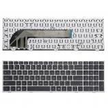Клавиатура для ноутбука HP ProBook 4540, 4540S, 4545S (черная c серой рамкой)